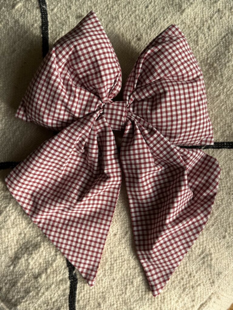 Maison Mallow - Grand Nœud de Noël Made in France – Carreaux Verts