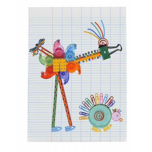MARON BOUILLIE - Housse de Bloc note La Bricole Multicolore – A4