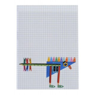 Housse de Bloc note La Bricole Multicolore par la marque Maron Bouillie Maron Bouillie - Housse de Bloc note La Bricole Multicolore