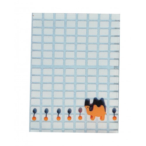 MARON BOUILLIE - Housse de Bloc note La Bricole Orange et bleu – A4