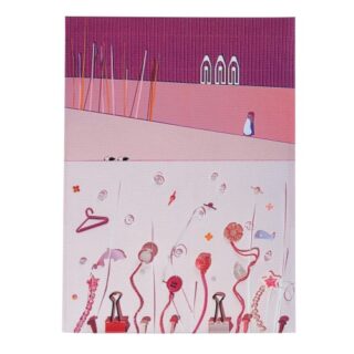 Housse de Bloc note La Bricole Rose par la marque Maron Bouillie Maron Bouillie - Housse de Bloc note La Bricole Rose