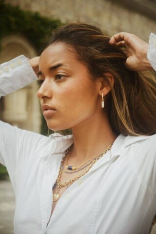 Collier Amy – acier inoxydable doré par la marque MAISON MALLOW MAISON MALLOW - Collier Amy – acier inoxydable doré