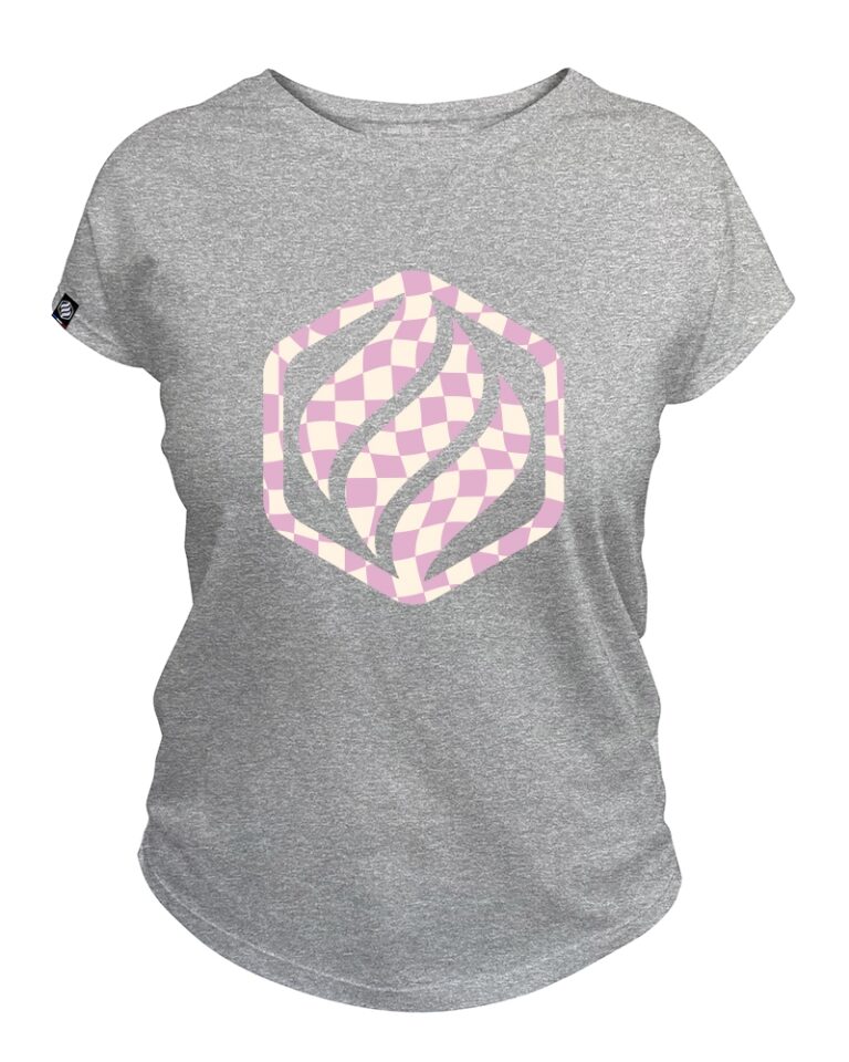 Adrenagliss - DAMIER - TEE SHIRT FEMME FABRIQUÉ EN FRANCE EN COTON BIO – kaki