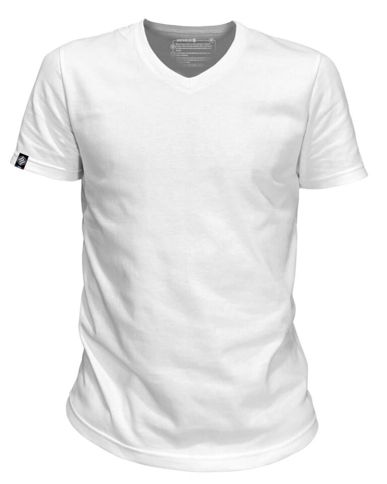 Adrenagliss - L'ESSENTIEL - TEE SHIRT HOMME COL V FABRIQUÉ EN FRANCE EN COTON BIO – kaki
