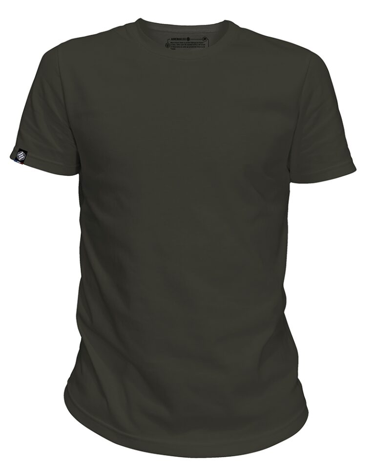 Adrenagliss - L'ESSENTIEL - TEE SHIRT HOMME FABRIQUÉ EN FRANCE EN COTON BIO – kaki