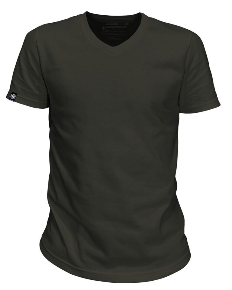 Adrenagliss - L'ESSENTIEL - TEE SHIRT HOMME COL V FABRIQUÉ EN FRANCE EN COTON BIO – kaki