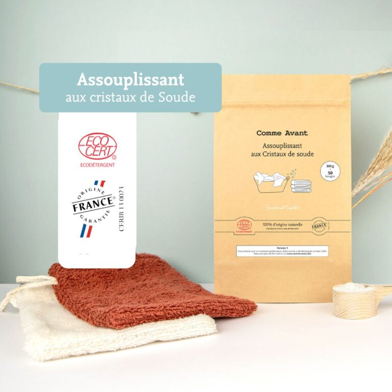 Comme Avant - Assouplissant en poudre aux cristaux de soude - Version 1 – 1 assouplissant - 500g