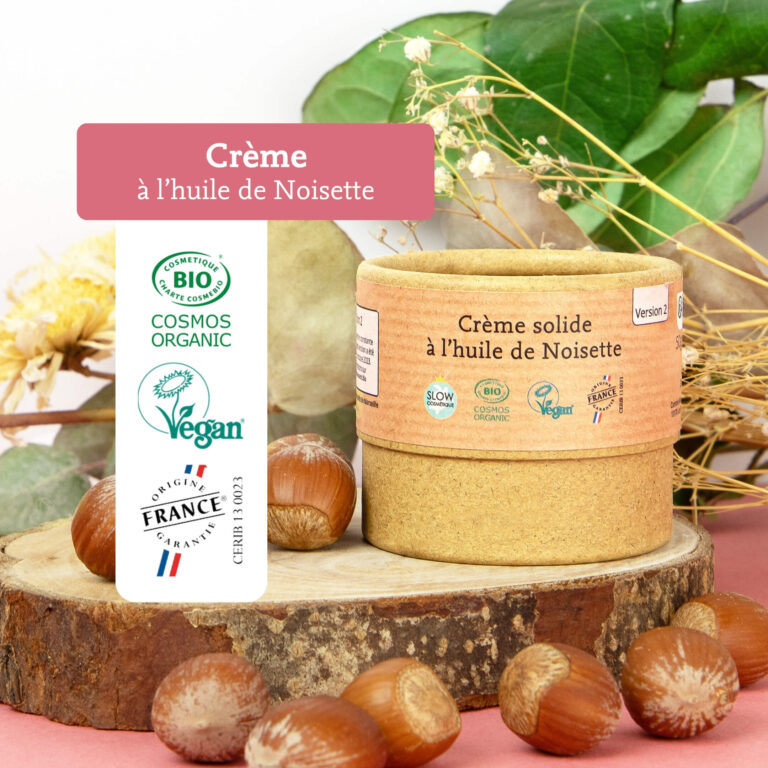 Comme Avant - Crème solide à l'huile de noisette - Version 2 – 1 demi-pain de crème - 150g