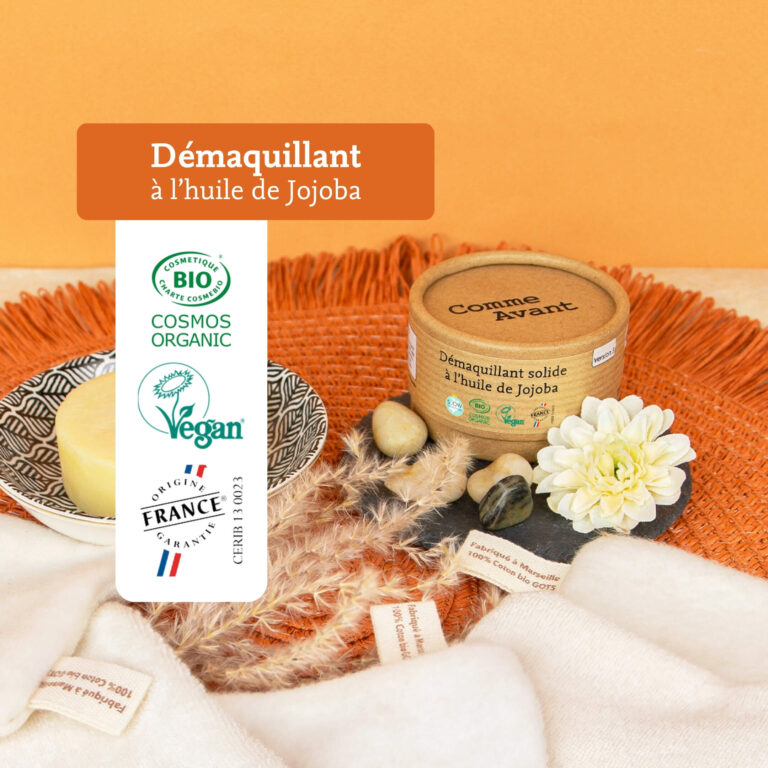 Comme Avant - Démaquillant solide à l'huile de jojoba - Version 3 – 1 pain de démaquillant - 240g