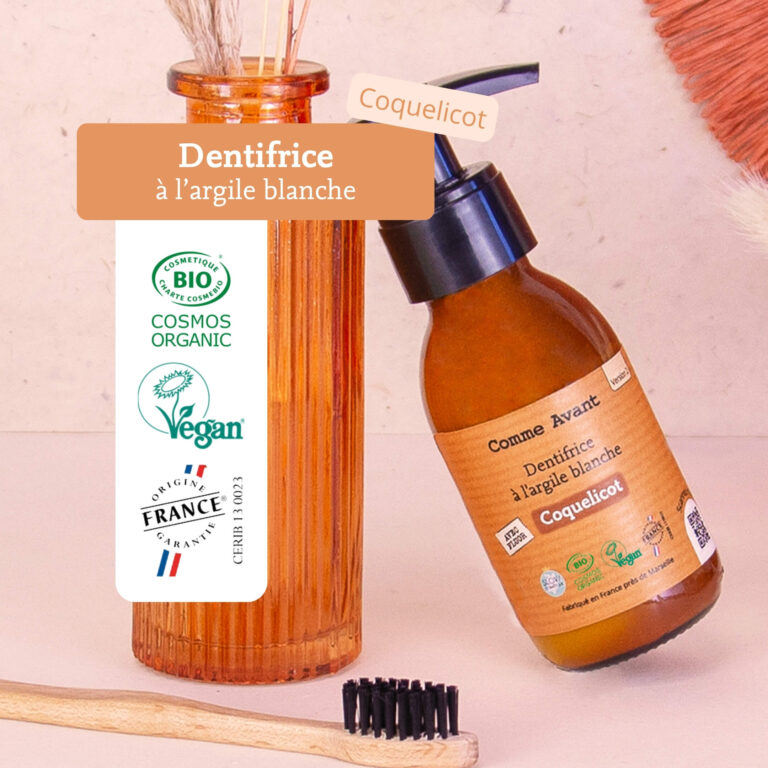 Comme Avant - Dentifrice en pâte au coquelicot - Version 2 – 1 recharge de dentifrice - 180ml