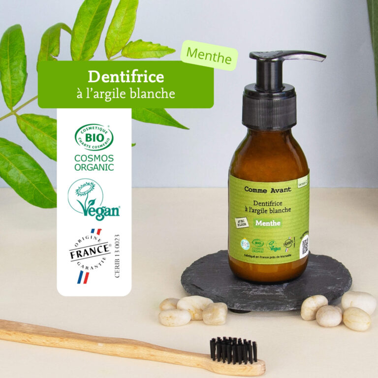 Comme Avant - Dentifrice en pâte à la menthe - Version 2 – 1 recharge de dentifrice - 180ml