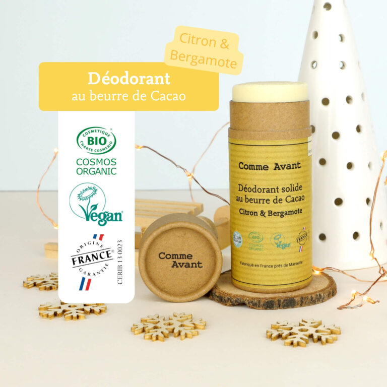 Comme Avant - Déodorant solide citron & bergamote - Version 3 – Lot de 2 recharges