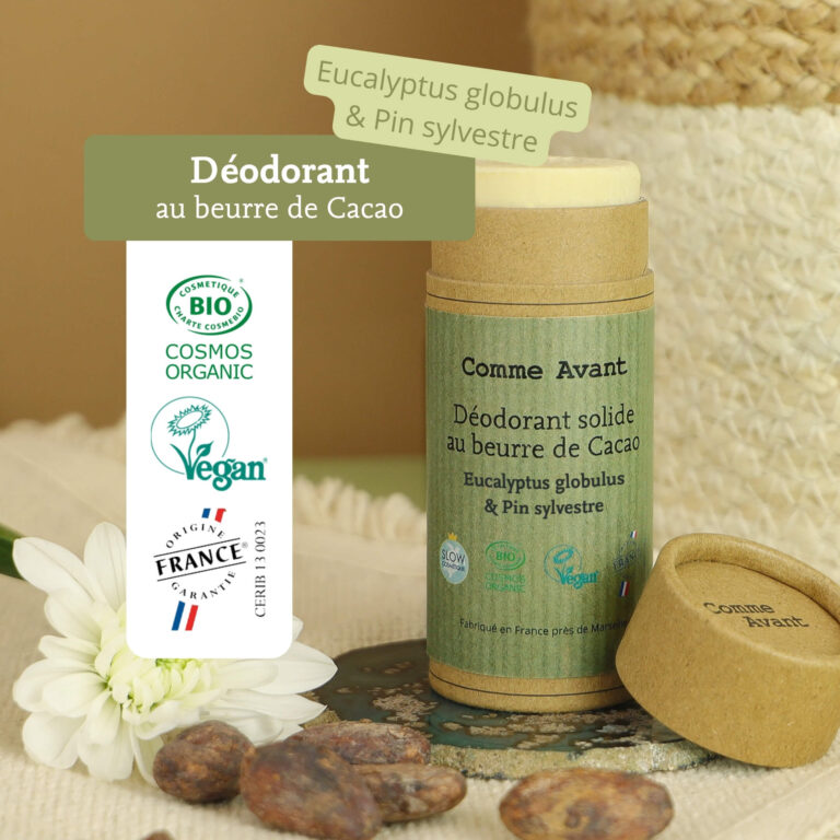 Comme Avant - Déodorant solide eucalyptus & pin sylvestre - Version 3 – Lot de 2 recharges