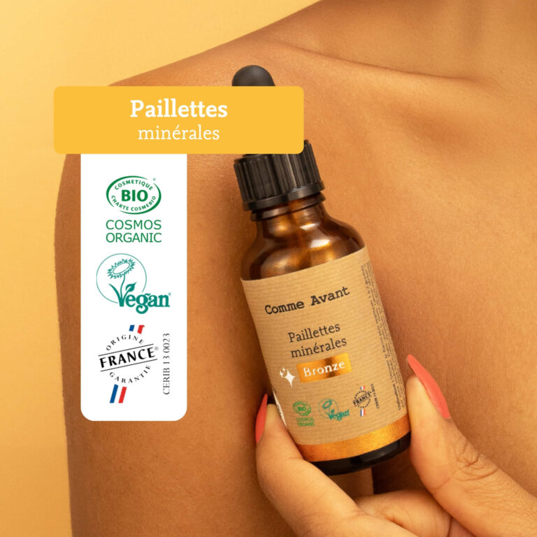 Comme Avant - Paillettes minérales - Version 1 – 1 flacon - 30ml / Champagne