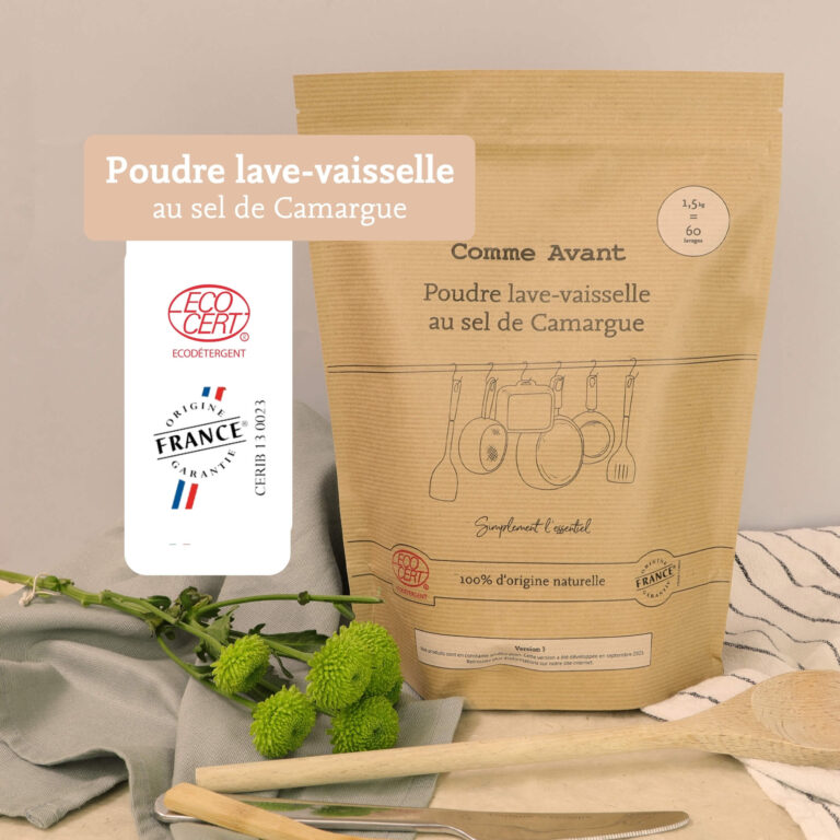 Comme Avant - Poudre lave-vaisselle au sel de Camargue - Version 3 – 1.5kg de poudre