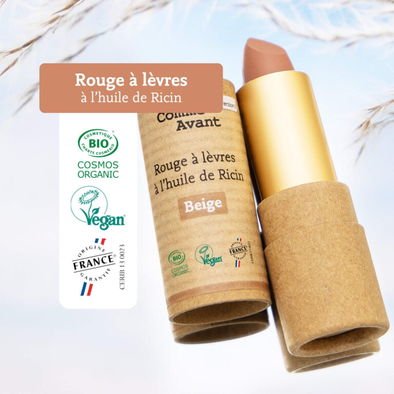 Comme Avant - Rouge à lèvres à l’huile de ricin - Version 1 – 1 rouge à lèvres - 4g / Marron