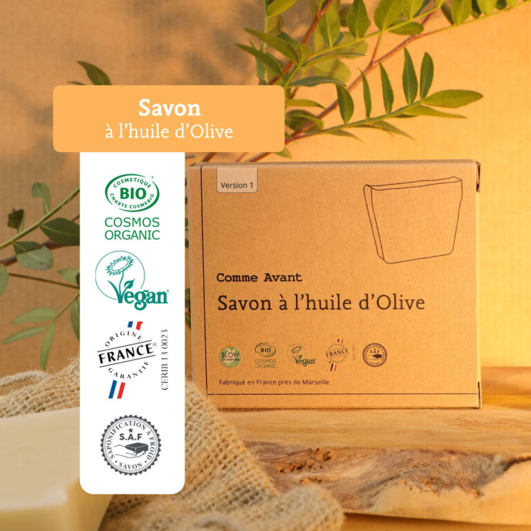 Comme Avant - Savon à l'huile d'olive - Version 1 – 1 pain de savon - 1kg