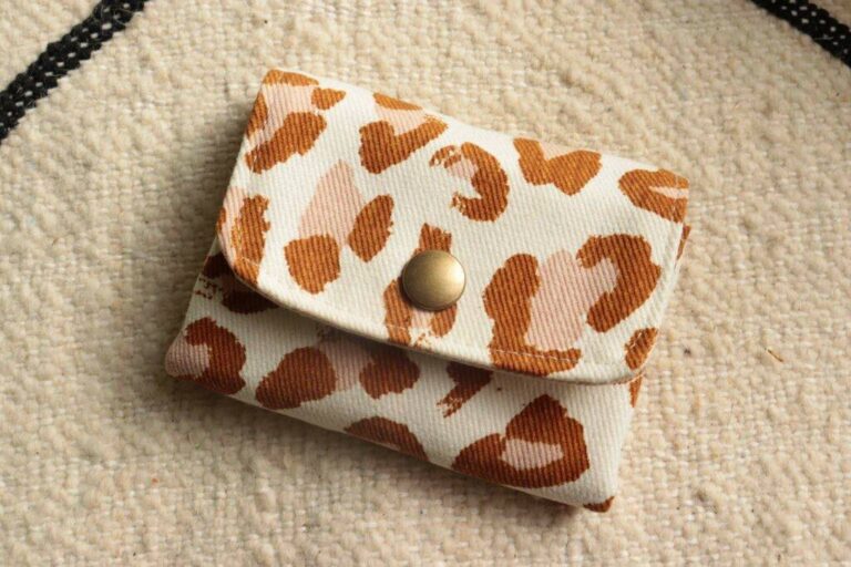 Maison Mallow - Mini Portefeuille Léopard Ecru et Camel