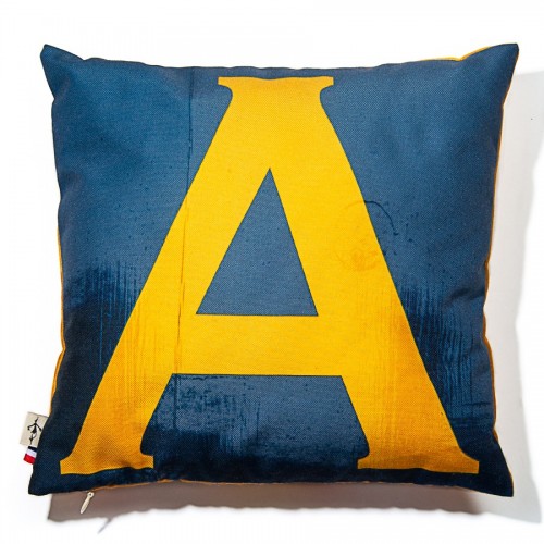 MARON BOUILLIE - Housse de coussin alphabet lettre A
