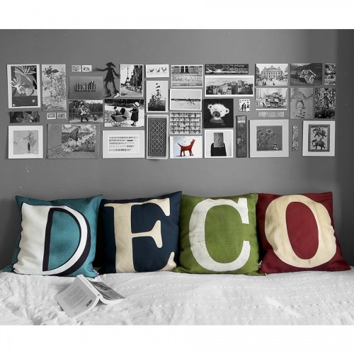 MARON BOUILLIE - Housse de coussin alphabet lettre D