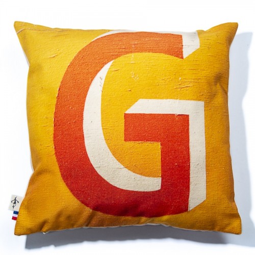 MARON BOUILLIE - Housse de coussin alphabet lettre G