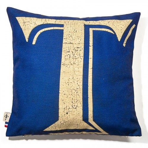 MARON BOUILLIE - Housse de coussin alphabet lettre T