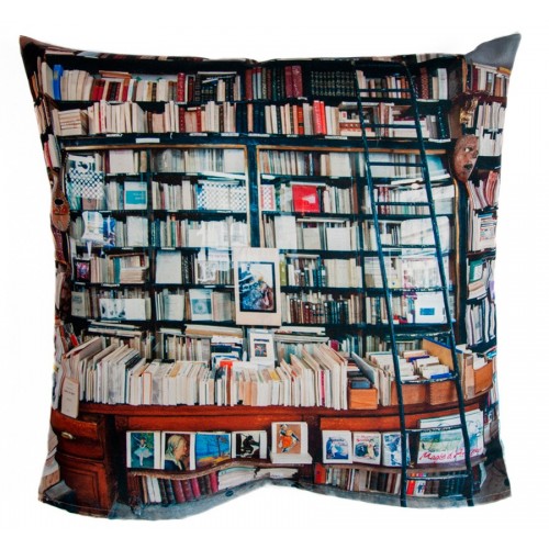 MARON BOUILLIE - Housse de coussin Livres Le pont traversé