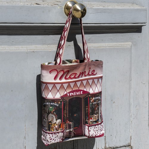 MARON BOUILLIE - Tote bag Paris Mamie vintage
