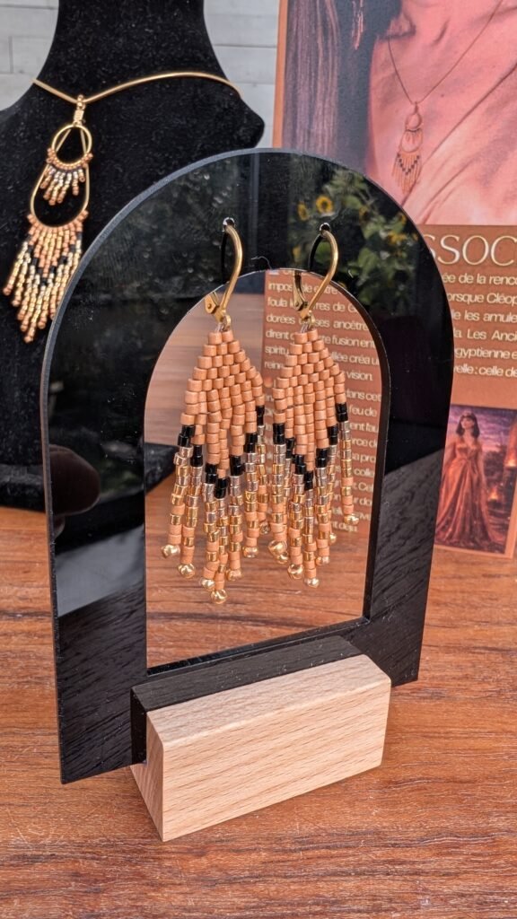 Valdyria - Mini Boucles d’Oreilles Galilya Cleo Bronze