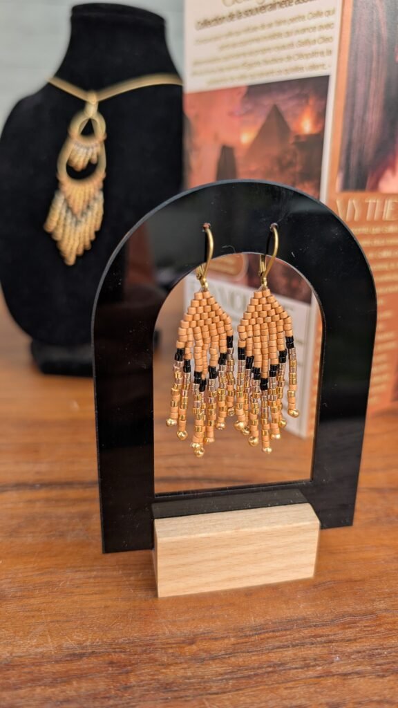 Valdyria - Mini Boucles d’Oreilles Galilya Cleo Bronze