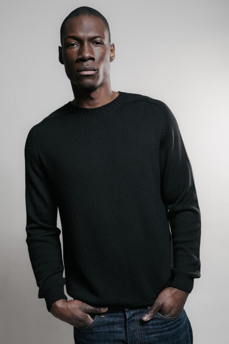 nittoete2026 chris0862 Nitto Knitwear - Pull Col Rond Aris - Noir – XXL
