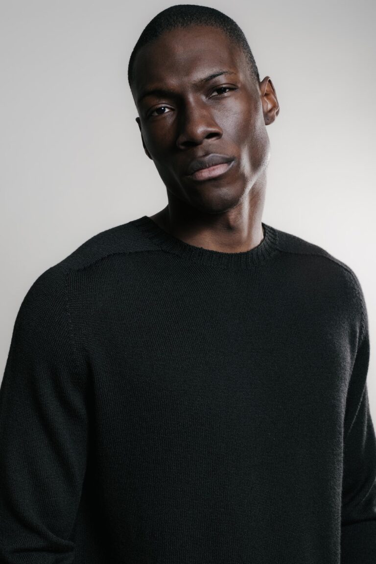 Nitto Knitwear - Pull Col Rond Aris - Noir – XXL