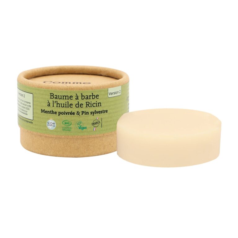 Comme Avant - Baume à barbe à l'huile de ricin - Version 2 – 1 baume à barbe - 40g / Eucalyptus mentholé