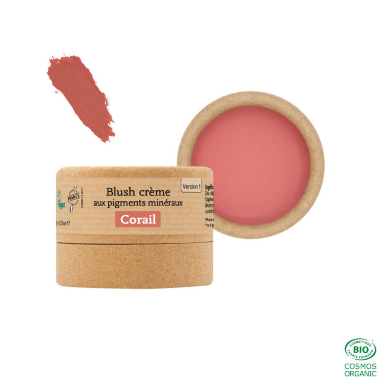 Comme Avant - Coffret maquillage – #2 - Blush Corail - Rouge à lèvres Prune - Paillettes Bronze