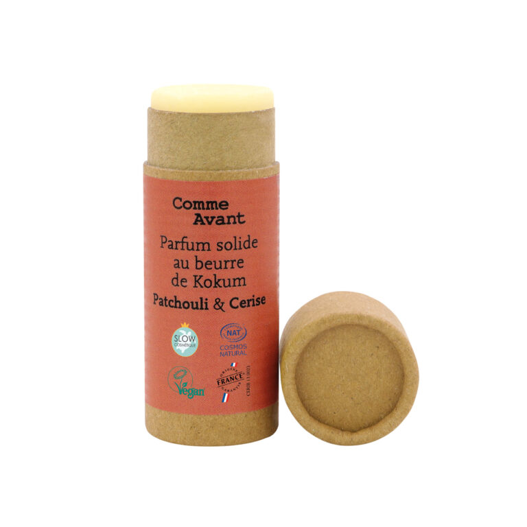 Comme Avant - Parfum solide sucré et fruité au beurre de kokum - Version 2 – 1 parfum - 20g / Monoï vanillé
