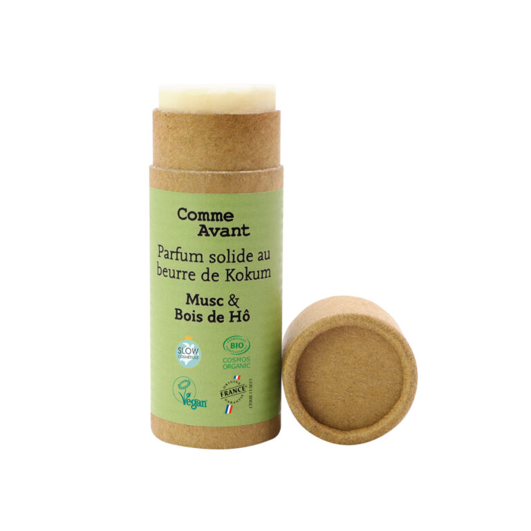 Comme Avant - Parfum solide boisé et épicé au beurre de kokum - Version 2 – 1 parfum - 20g / Vétiver poivré & Encens