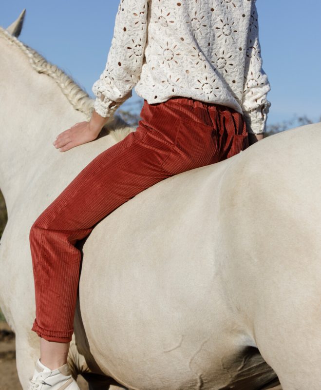 April & C. - Pantalon Albin Brique – xl