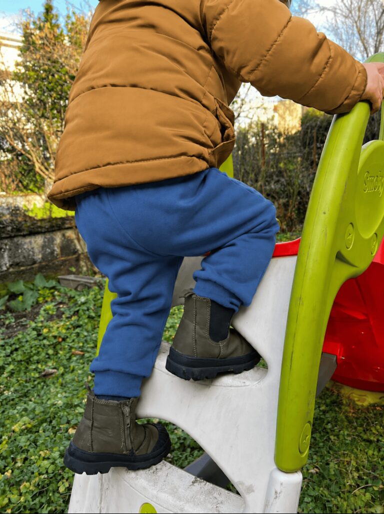 Les Mômes des Dômes - Pantalon outdoor Bleu