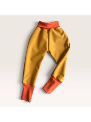 Pantalon outdoor Moutarde par la marque Les Mômes des Dômes Les Mômes des Dômes - Pantalon outdoor Moutarde