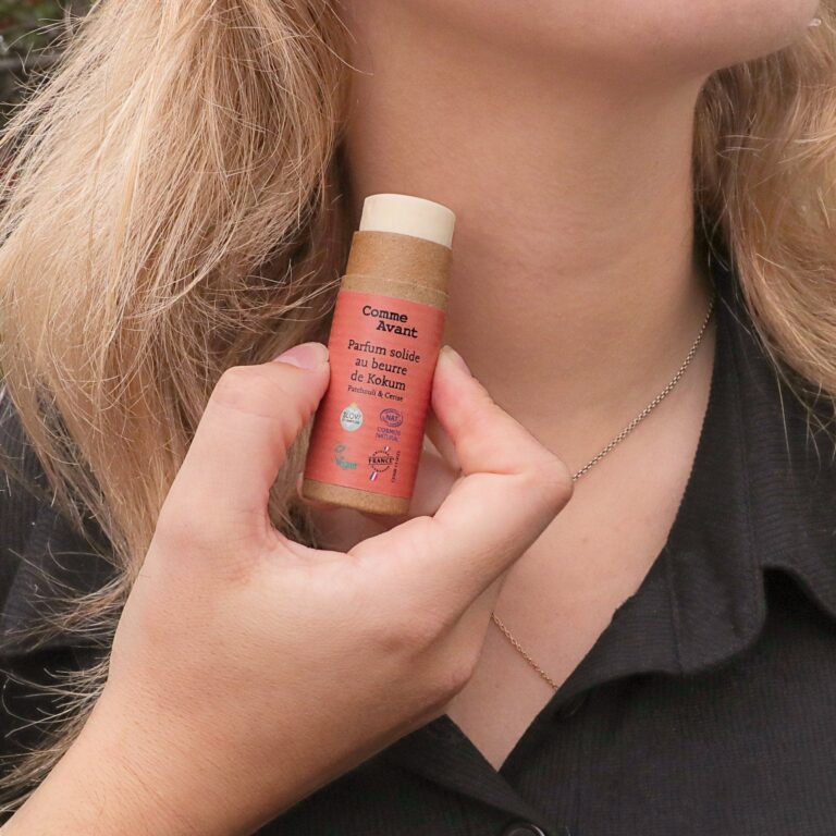Comme Avant - Parfum solide sucré et fruité au beurre de kokum - Version 2 – 1 parfum - 20g / Monoï vanillé