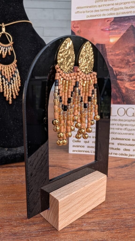 Valdyria - Petites Boucles d’Oreilles Galilya Cleo Bronze