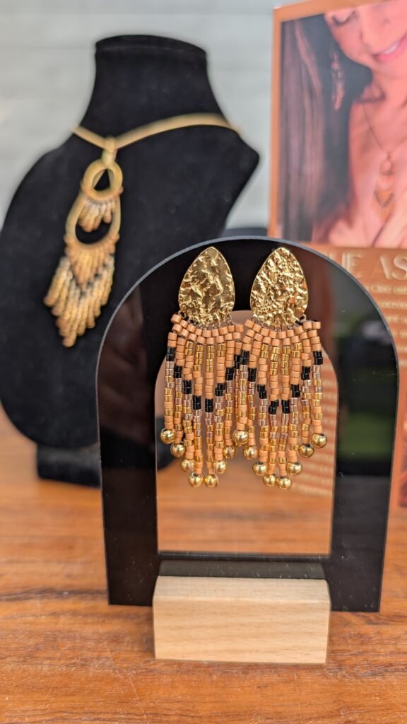 Valdyria - Petites Boucles d’Oreilles Galilya Cleo Bronze