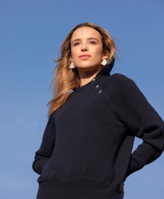 Pull Félis Marine par la marque April et C April et C - Pull Félis Marine