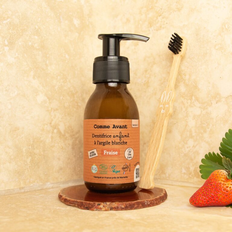 Comme Avant - Dentifrice enfant en pâte à la fraise - Version 2 – 1 recharge de dentifrice - 180ml
