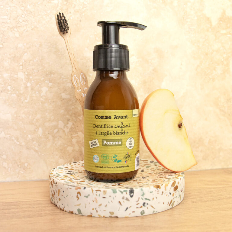 Comme Avant - Dentifrice enfant en pâte à la pomme - Version 2 – 1 recharge de dentifrice - 180ml