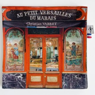 Maron Bouillie - Pochette à rabat « Au Petit Versailles du Marais »