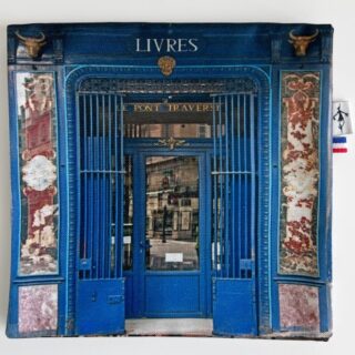 Maron Bouillie - Pochette à rabat Livres « Le Pont Traversé »