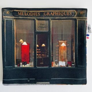 Maron Bouillie - Pochette à rabat « Mélodies Graphiques »