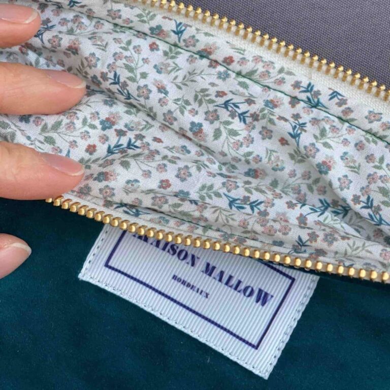 Maison Mallow - Pochette en Velours – Blanc