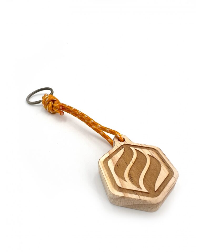 Adrenagliss - Porte clé bois - Pure – Vert